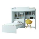 Ver imagem 3 de Quarto de Solteiro Completo com Beliche e Guarda-Roupa 3 Portas e 9 Gavetas Will Espresso Móveis