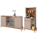 Ver imagem 1 de Conjunto Sala de Estar Fernandes Off White-cedro