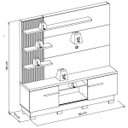 Ver imagem 4 de Estante Home para TV até 55 Polegadas Itaipu Linea Brasil