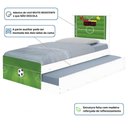 Ver imagem 3 de Bi Cama Juvenil Zap com Cabeceira Futebol Gramado