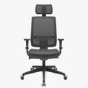 Ver imagem 1 de Cadeira Escritório Presidente Brizza Plaxmetal Autocompensador Slider Braço 3D Piramidal Couríssimo 