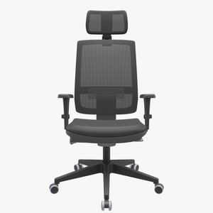 Cadeira Escritório Presidente Brizza Plaxmetal Autocompensador Slider Braço 3D Piramidal Couríssimo 