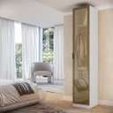 Ver imagem 1 de Guarda Roupa Modular 1 Porta Reflecta com Gavetas 45cm Altezza Belmax:branco