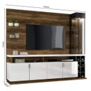 Ver imagem 3 de Estante Home Cristaleira para TV até 55 Polegadas com Adega Vivace Colibri Móveis