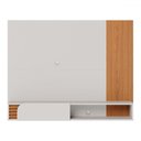 Ver imagem 2 de Painel para Tv até 55 Polegadas Boss 1 Porta Off White/freijó - Pnr Móveis