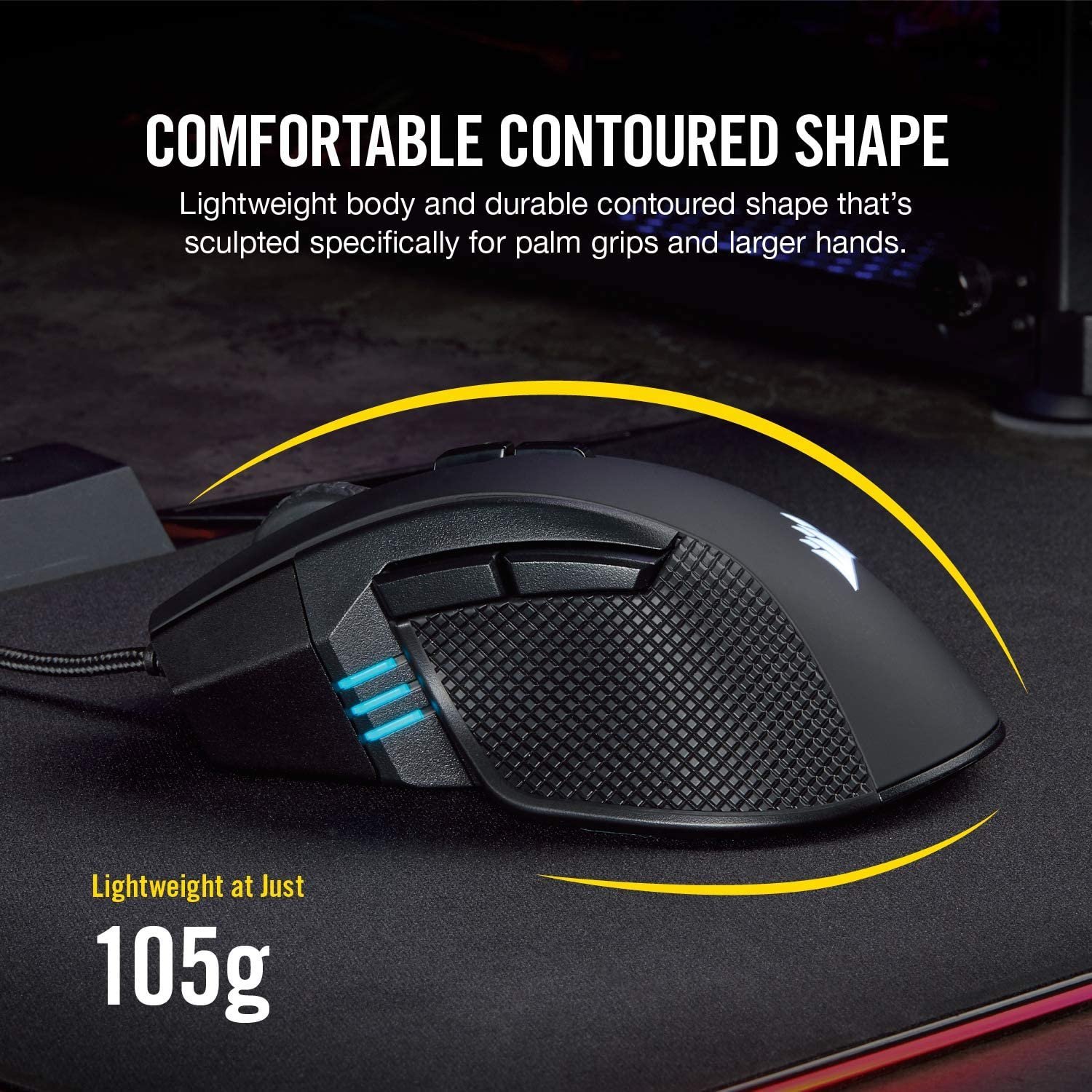 Mouse Corsair Ironclaw RGB Gaming 18000 DPI - 6