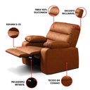 Ver imagem 3 de Poltrona do Papai Reclinável Retrátil Naaman Sintético Pu K01 - D'Rossi