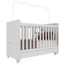 Ver imagem 2 de Berço Americano 3 em 1 com Rodízios para Colchão 70 x 130 cm Multimóveis Pimpolho FG0504B