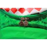 Mochila Infantil Menino Escolar Rodinhas Resistente 3D Im Alça Costas Bolsa Tubarão Dragão - Verde - 6