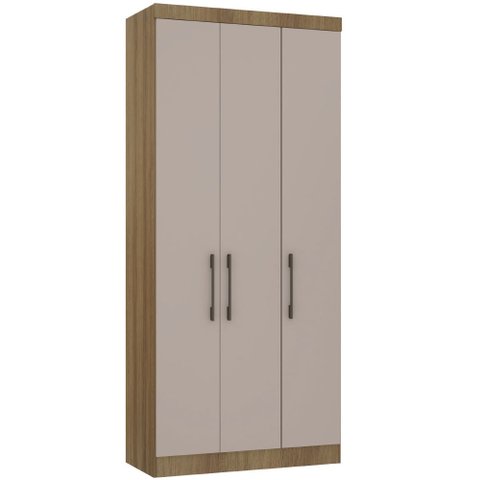 Guarda Roupa Modulado 101,50cm 3 Portas Paris Luciane Móveis