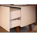 Ver imagem 3 de Rack Bancada Classic 2 Gavetas 1.8 Off White Nature - Imcal