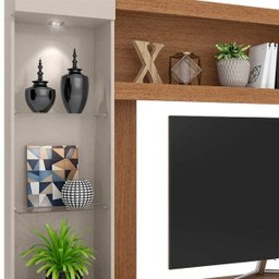 Estante Home para TV até 55 Polegadas com LED 2 Portas Iguatemi Colibri Móveis - 5 Estante Home para TV até 55 Polegadas com LED 2 Portas Iguatemi Colibri Móveis - 5