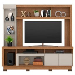 Estante Home para TV até 55 Polegadas com LED 2 Portas Iguatemi Colibri Móveis - 4 Estante Home para TV até 55 Polegadas com LED 2 Portas Iguatemi Colibri Móveis - 4