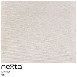 Sofá Curvo Montserrat 210cm 3 Lugares Linho Sintético Cru - Nexta Casa - 4