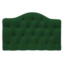 Ver imagem 1 de Cabeceira Suspensa Imperatriz 90 cm Solteiro Suede Verde - Doce Sonho Móveis