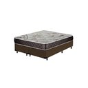 Ver imagem 1 de Cama Box King Colchão Aylla Espuma D33 NK Camas + Box Suede 70x193x203:Marrom