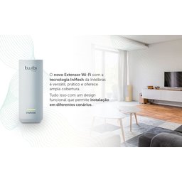 Roteador Mesh Repetidor Extensor De Sinal Wifi Twibi Force Plug Intelbras Dual Band 2,4GHz E 5GHz Am - 6