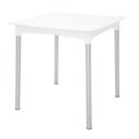 Ver imagem 1 de Mesa Tramontina Diana em Polipropileno Branco com Pernas de Alumínio Anodizado