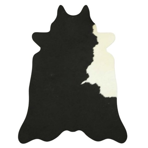 Tapete Couro de Boi - Baby Cow Preto e Branco - 240919102671