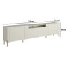 Rack para Sala 4 Portas Lisas Mdf L220 X A65cm - 3