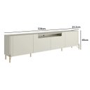 Ver imagem 3 de Rack para Sala 4 Portas Lisas Mdf L220 X A65cm