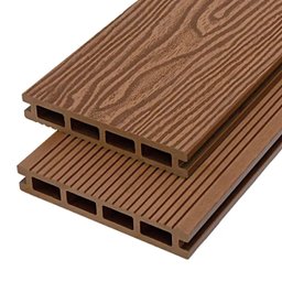 Deck Área Externa em Wpc Cor Teca 290cm X 15cm Rm Decor - 2