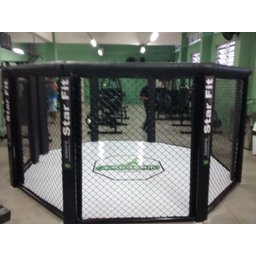 Octógono de Mma, Boxe Muay Thai Solo Tamanho 5 X 5metros:branco - 4