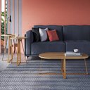 Ver imagem 2 de Conjunto Mesa de Centro Sala de Estar 27959 Hanover Dourado Artesano