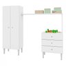 Quarto de Bebê Completo com Berço, Guarda-Roupas e Baú Art in Móveis - 11