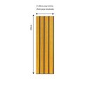 Ver imagem 3 de Painel Ripado Externo de Madeira Ecológica 290cm X 21,90cm Cada Barra Equivale a 0,63m² Formaco Decor