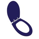 Ver imagem 2 de Assento Sanitário Poliéster para Louça Victória (ideal Standard) Aço (reb. Oculto) Azul Cobalto