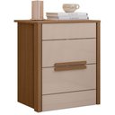 Ver imagem 1 de Mesa de Cabeceira Dhara 2 Gavetas Caarvalho Fendi