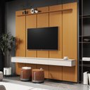 Ver imagem 1 de Painel para TV até 75 Polegadas MDF 225CMX216CM 3 Gavetas Estone 2.25