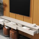 Ver imagem 4 de Painel para TV até 75 Polegadas MDF 225CMX216CM 3 Gavetas Estone 2.25