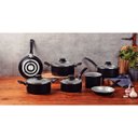 Ver imagem 2 de Jogo de Panelas Tramontina Turim 7 Peças em Alumínio Antiaderente Starflon Max Preto