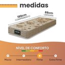 Ver imagem 5 de Colchão Solteiro Espuma D33 Certificada Ortopédico 88x188x14cm Maestro Colchões