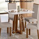 Ver imagem 4 de Mesa de Jantar Livia Piccola Quadrada - Tampo Laqueado, Madeira/mdf – Sonetto