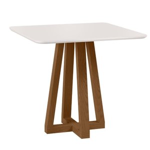 Mesa de Jantar Livia Piccola Quadrada - Tampo Laqueado, Madeira/mdf – Sonetto