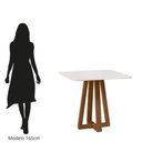 Ver imagem 5 de Mesa de Jantar Livia Piccola Quadrada - Tampo Laqueado, Madeira/mdf – Sonetto