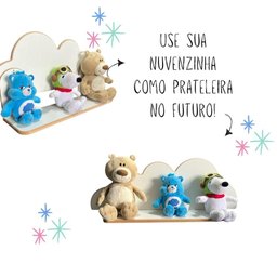 Grade de Proteção para Cama em Mdf Nuvem - 6