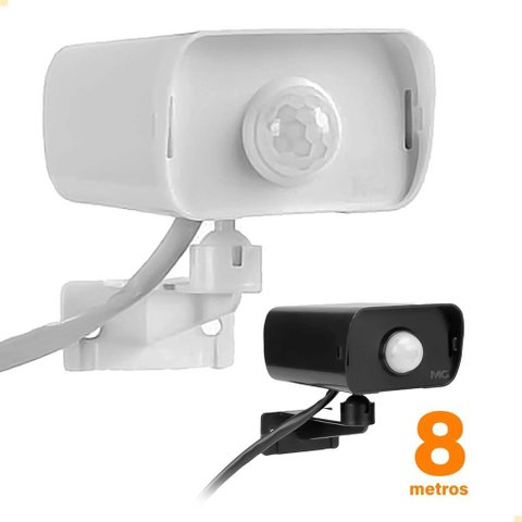 Sensor de Presença Área Externa Mpx-40f Bivolt Margirius - Branco