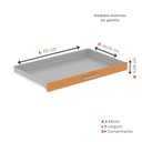 Ver imagem 6 de Mapoteca 10 Gavetas Map10 120,4cm X 122,3cm Aço