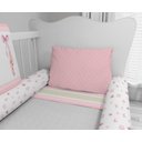 Ver imagem 4 de Kit Berço Enxoval de Bebê Bailarina Delicada Rosa