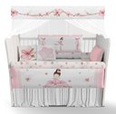 Ver imagem 1 de Kit Berço Enxoval de Bebê Bailarina Delicada Rosa