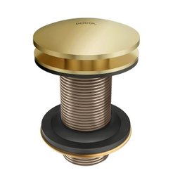 Válvula de saída d'água Click Clack 7/8 ouro polido - Docol 00922443 - 1 Válvula de saída d'água Click Clack 7/8 ouro polido - Docol 00922443 - 1