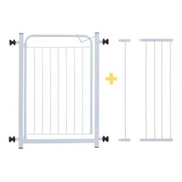 Cerca Grade P/ Porta Portão Pressão Pet Cães Criança 94/99cm - 1