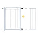 Ver imagem 1 de Cerca Grade P/ Porta Portão Pressão Pet Cães Criança 94/99cm