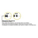 Ver imagem 3 de Cerca Grade P/ Porta Portão Pressão Pet Cães Criança 94/99cm