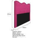 Ver imagem 3 de Cabeceira Casal Bari P02 140 cm para cama Box Suede - Doce Sonho Móveis CABECEIRA CASAL CABECEIRA ES