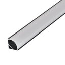 Ver imagem 1 de Perfil de Sobrepor para Fita LED Aris 15mm 3 Metros Preto Nordecor Iluminação